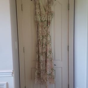 Eva Mendes wrap maxi dress size XL